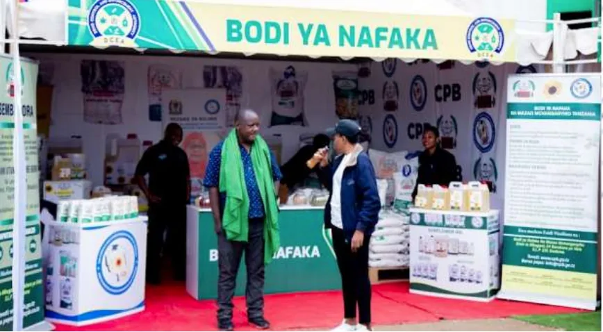 Cereals Board of Tanzania sponsor tent at the World Drug Day Commemoration