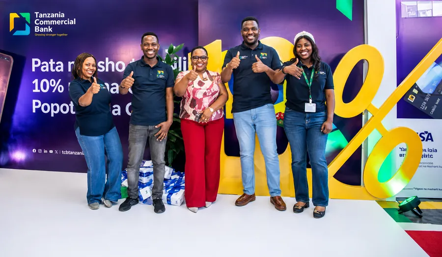 TCB Visa Card Festive Season Launch, Staff celebrating the discount reveal at TCB HQ
